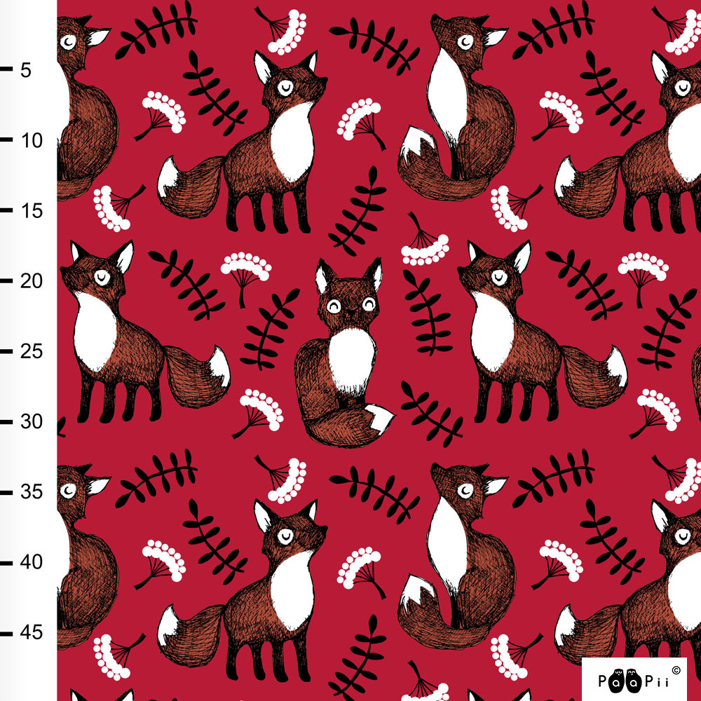 n-hfrosch-stoffe-fuchs-nuutti-bio-jersey-stoff-rot image 3