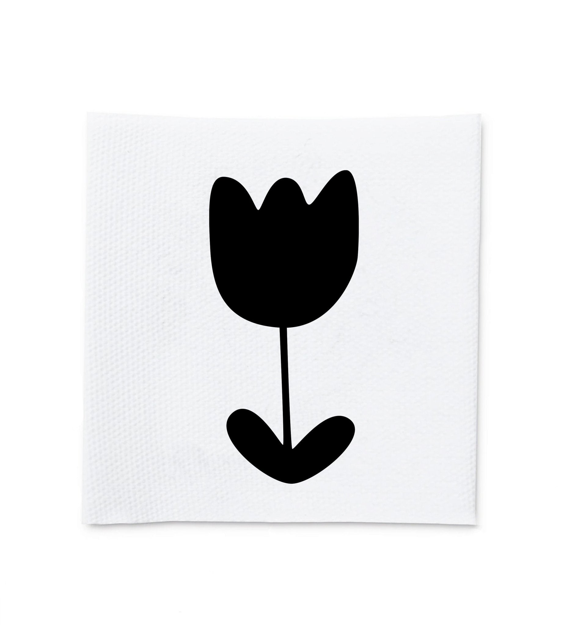 paul-clara-baumwoll-labels-label-tulpe-4x4-cm-zum-ann-hen image 1