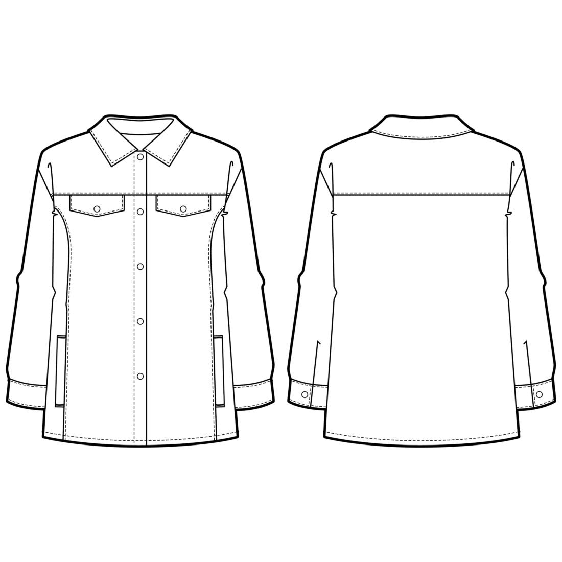 n-hfrosch-luwes-unisex-hemdjacke-papierschnittmuster image 2