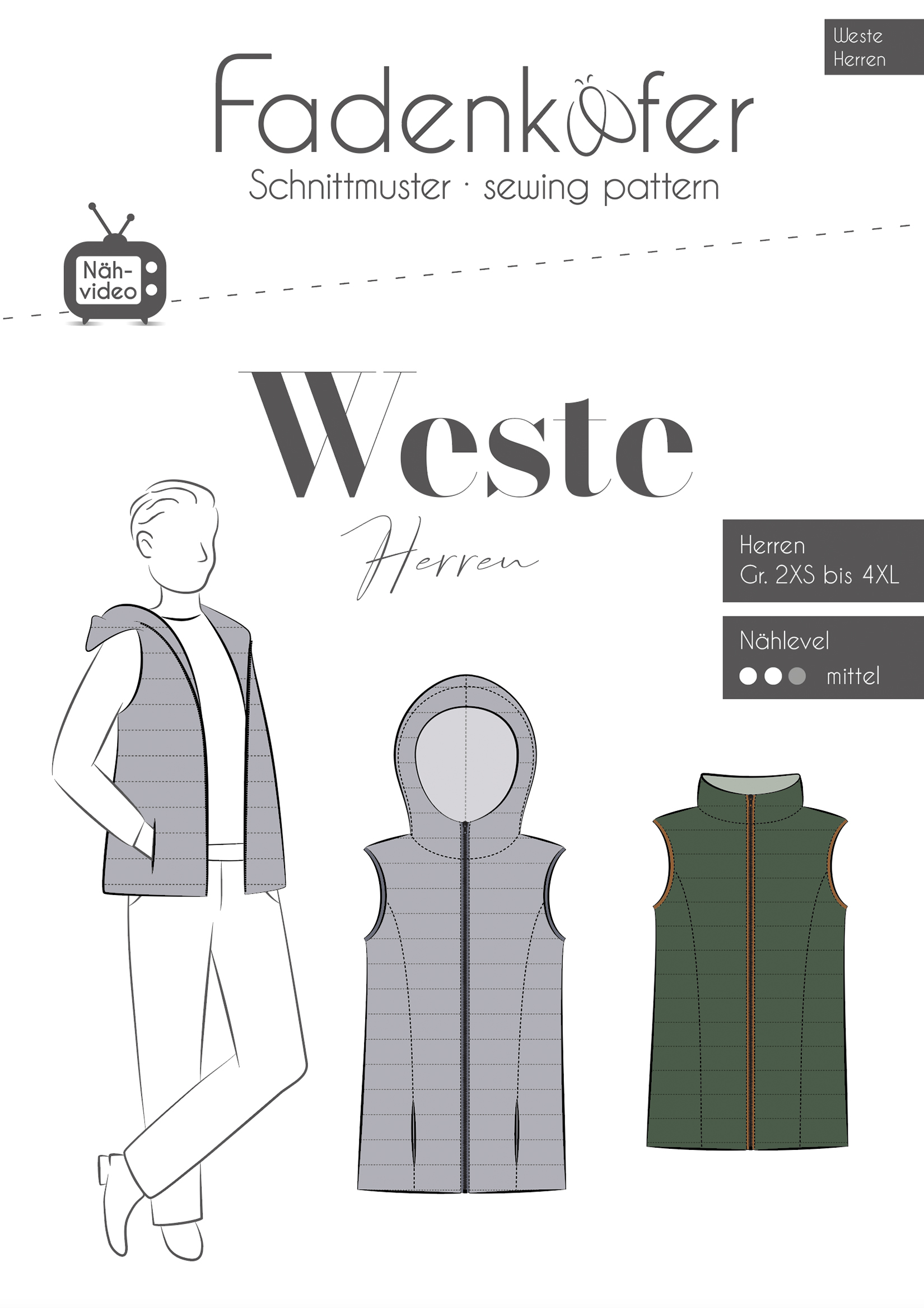 fadenk-fer-weste-herren-papierschnittmuster-2xs-4xl image 1