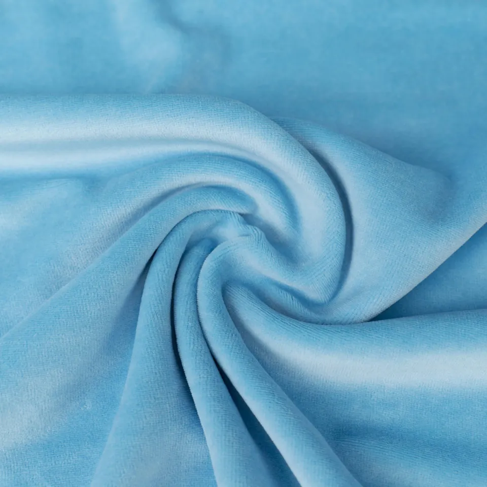 n-hfrosch-nicki-hellblau-samtiger-kuschelstoff-meterware image 1