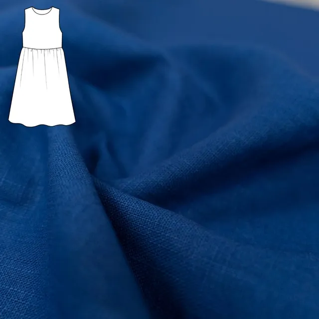 n-hfrosch-meriah-n-hpaket-leinen-stoff-blau-kleid image 1