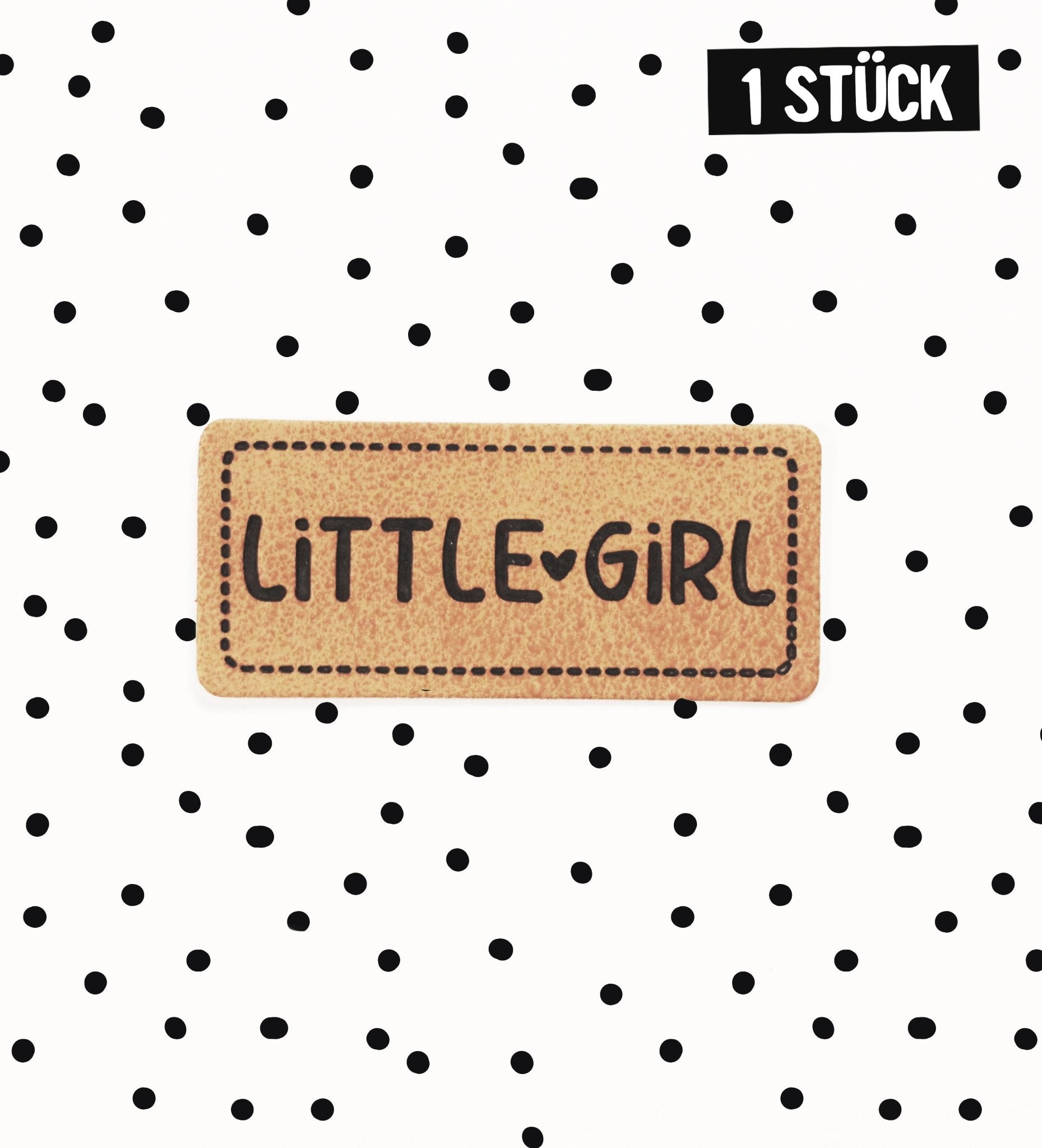 paul-clara-kunstleder-labels-little-girl-label-zum-aufb-geln-2x4-cm image 1