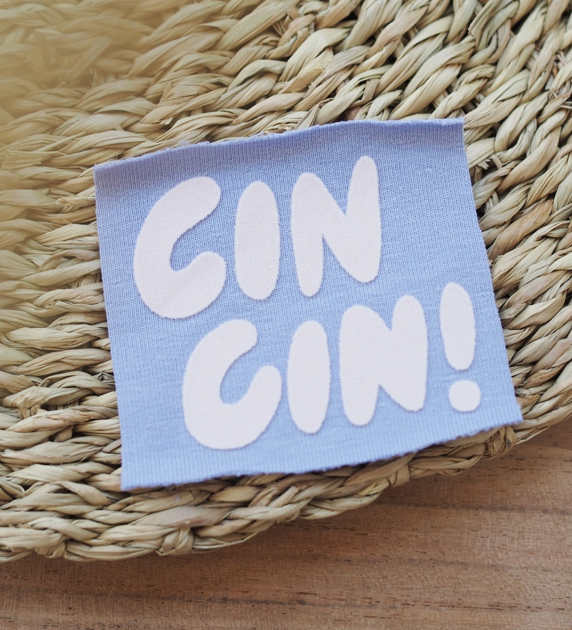 paul-clara-flock-patches-cin-cin-neongelb-iron-on image 6