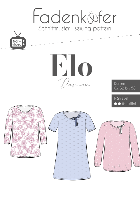 fadenk-fer-papierschnittmuster-bluse-elo-damen-schnittmuster image 3