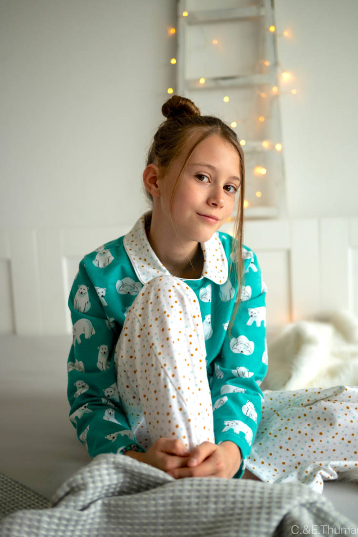 n-hfrosch-papierschnittmuster-kinder-pyjama-tidur-klassisch image 7