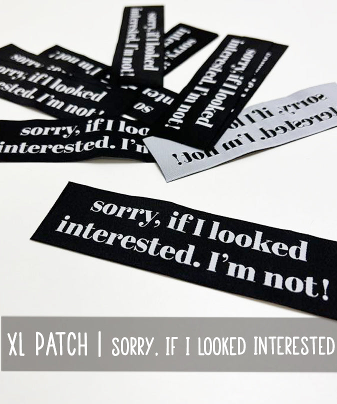 lenipepunkt-xl-patch-sorry-if-i-looked-stoffaufn-her image 1