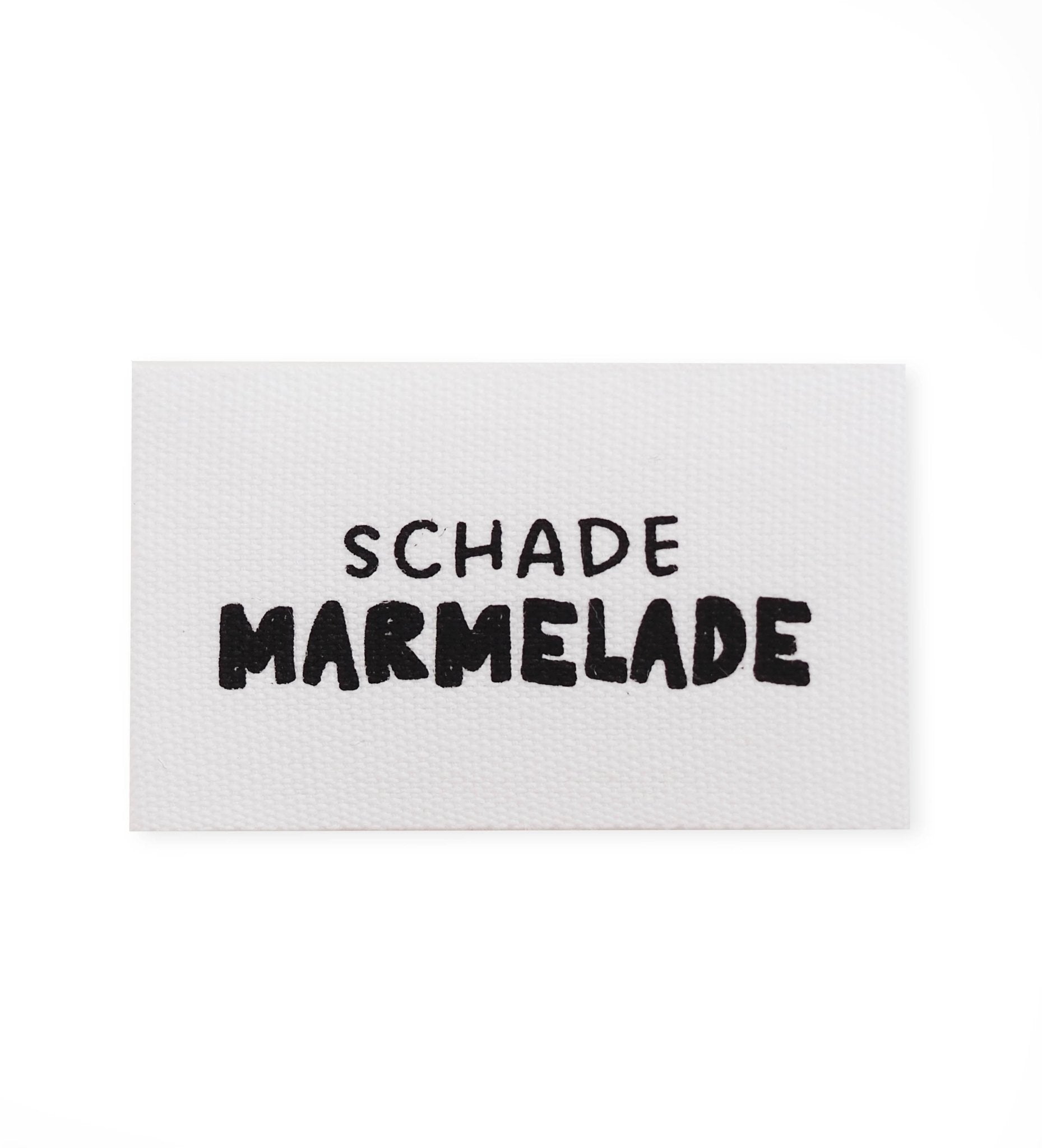 paul-clara-baumwoll-labels-schade-marmelade-n-hlabel-2-3x3-8 image 1