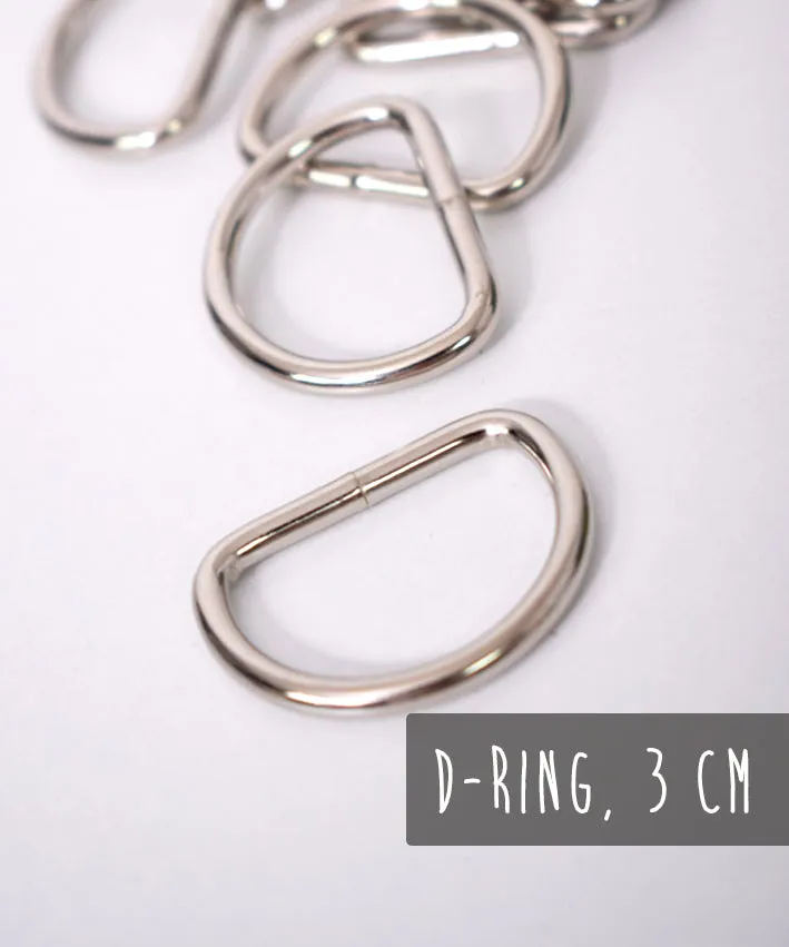 lenipepunkt-d-ring-30-mm-silber-kurzwaren-gurtband-taschen image 1
