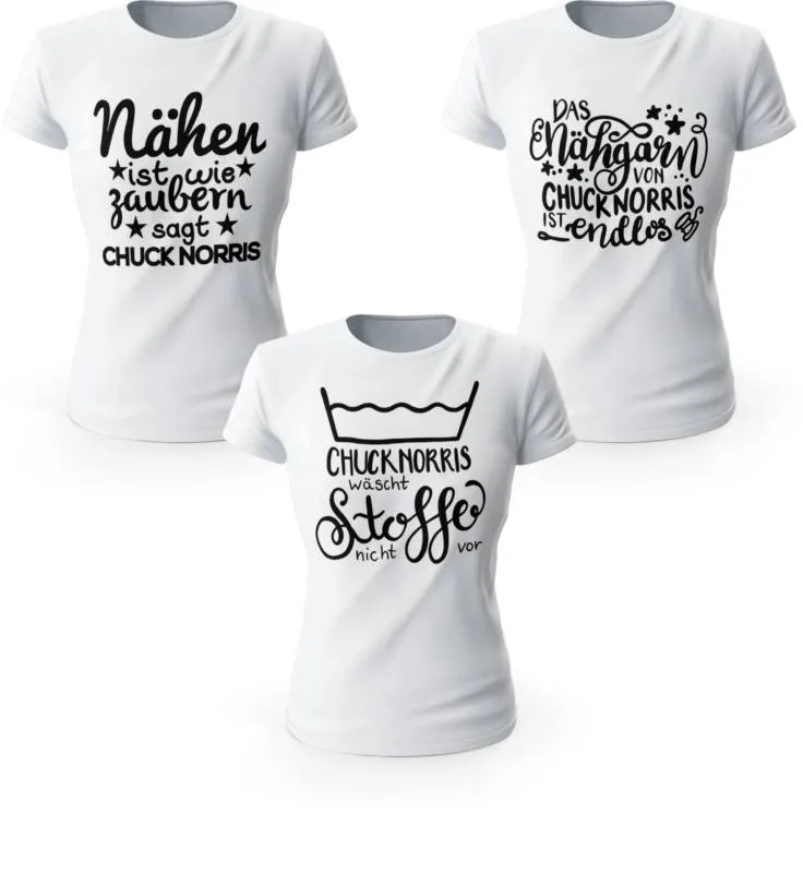 n-hfrosch-chuck-norris-1-plotterdatei-3er-set-spr-che image 1