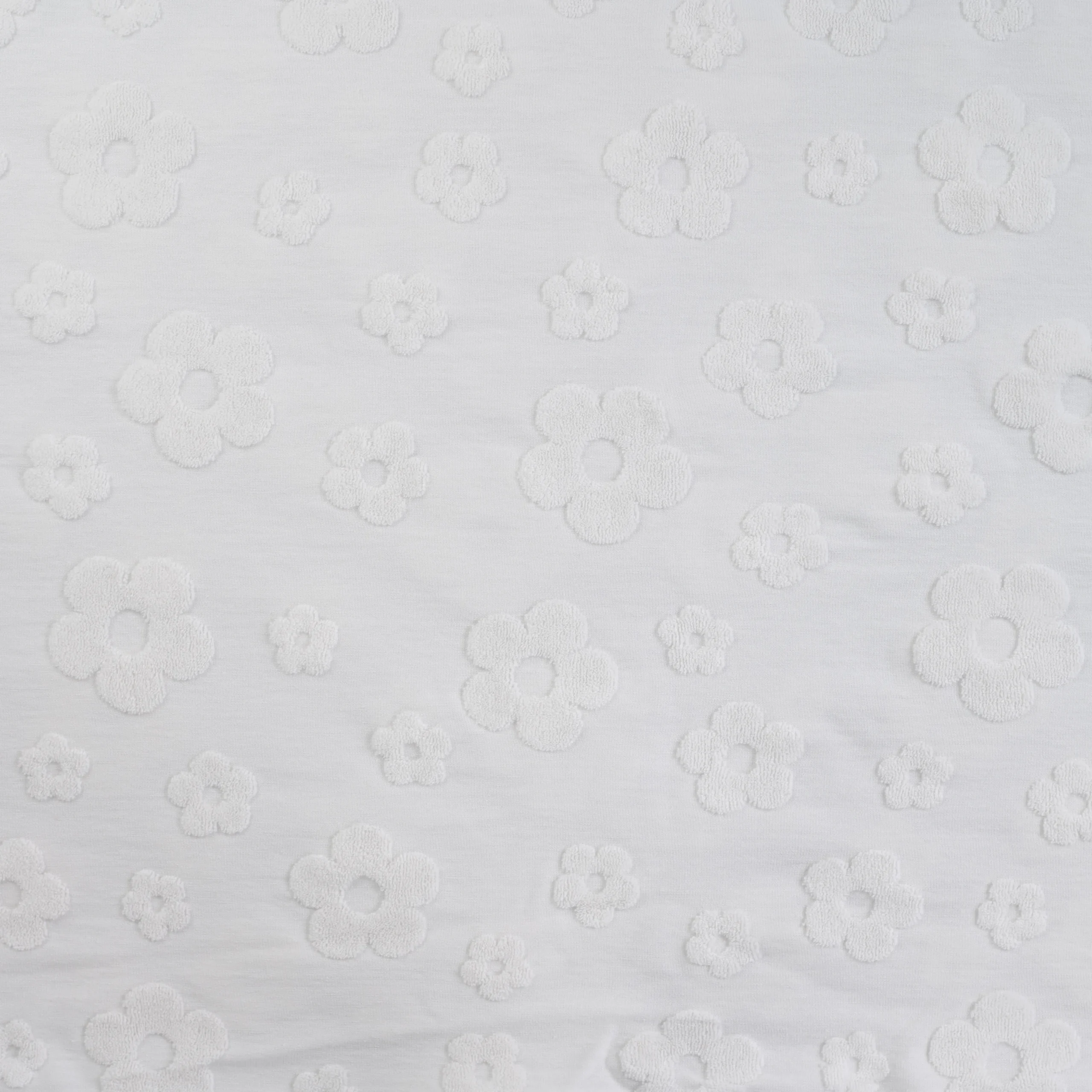 fadenk-fer-stoffe-jacquard-blumen-wei-0-5m-baumwolle image 1