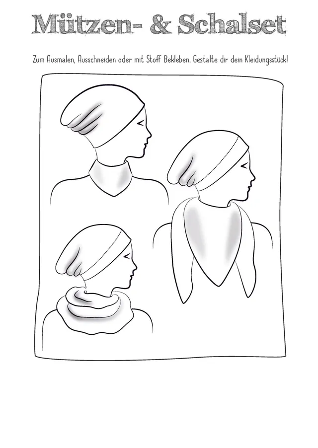 fadenk-fer-designvorlagen-m-tzen-schal-set-vorlage-n-hideen image 1