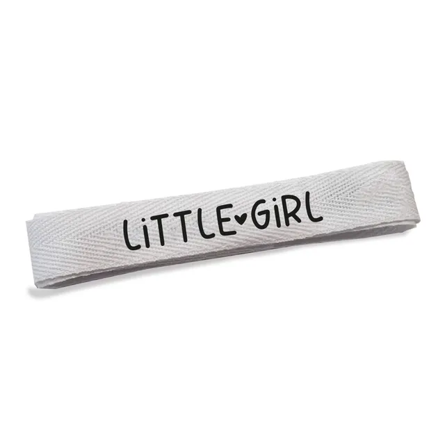 paul-clara-little-girl-baumwoll-band-wei-1-5cm-x-1m image 1