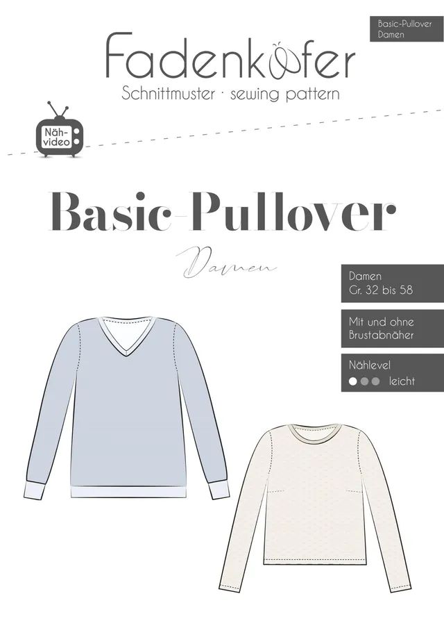 fadenk-fer-basic-pullover-damen-papierschnittmuster image 1