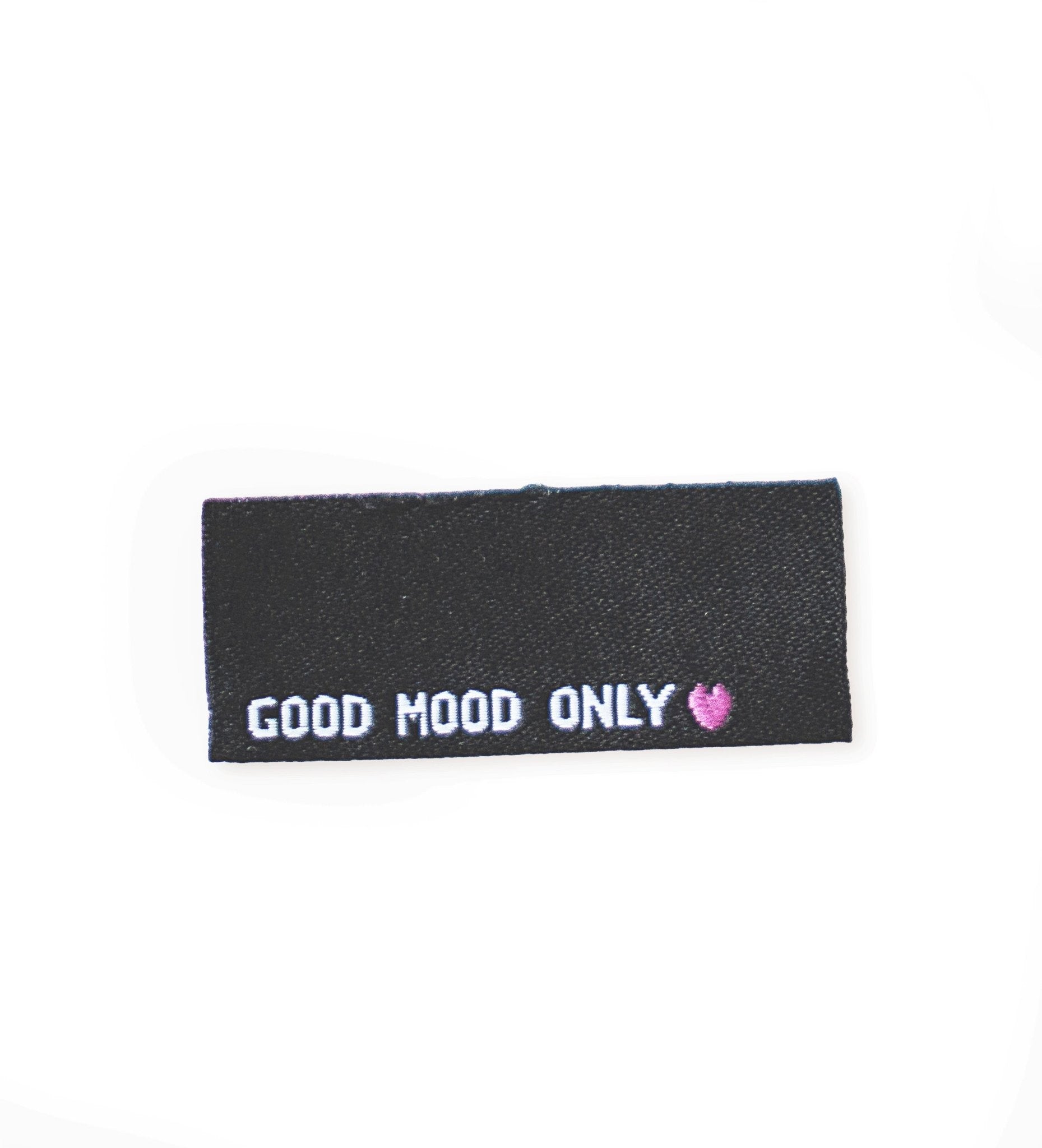 paul-clara-weblabels-good-mood-only-klapp-weblabel-schwarz image 1
