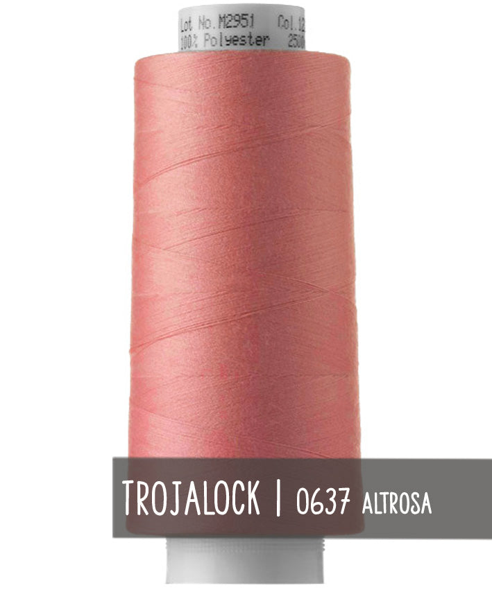 lenipepunkt-trojalock-overlock-garn-altrosa-2500m-polyester image 2