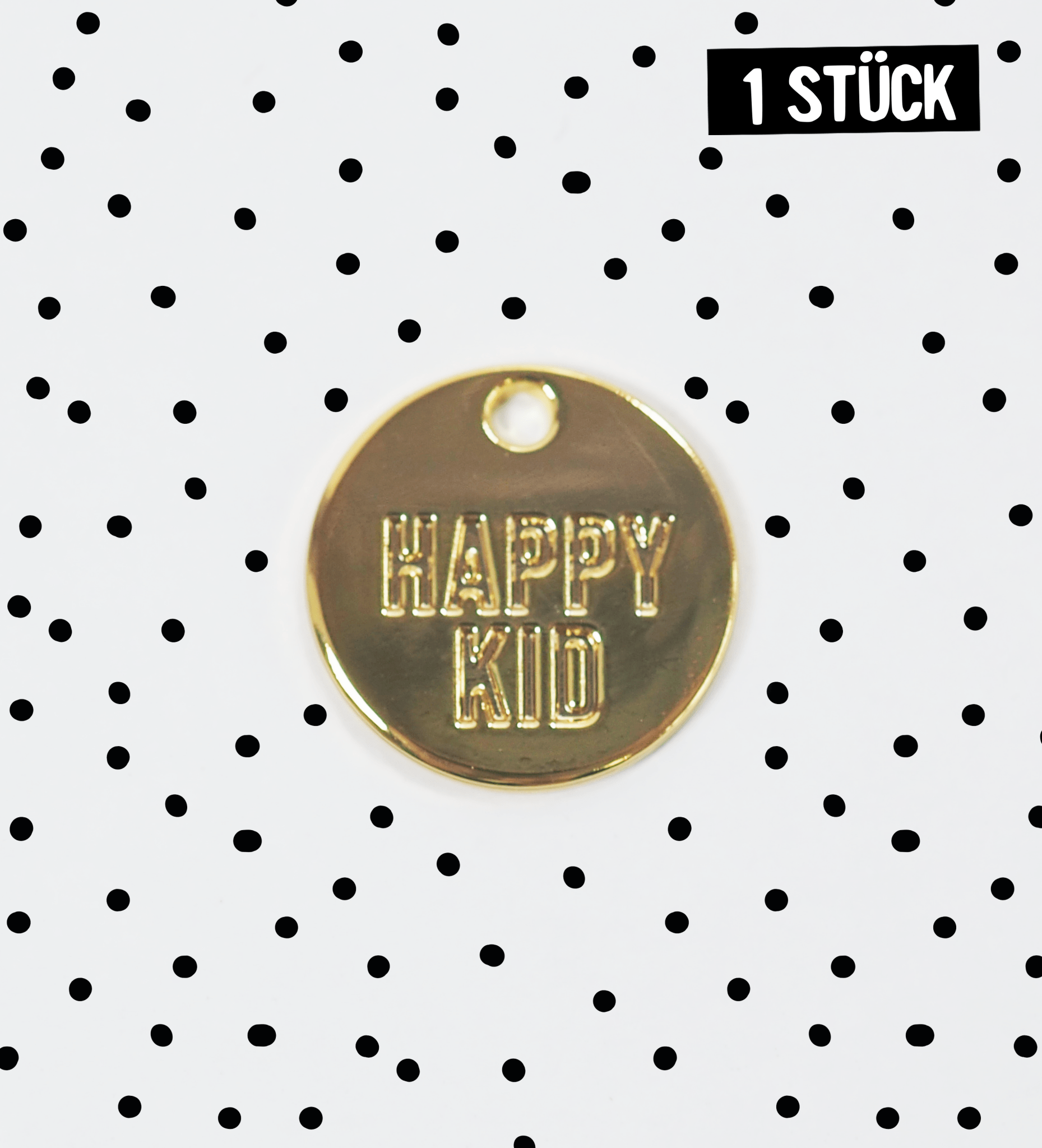 paul-clara-basics-metall-label-anh-nger-happy-kid-gold-1-5cm image 1