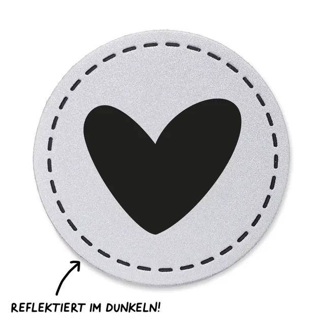 paul-clara-reflektor-labels-reflektorlabel-herz-iron-on image 1