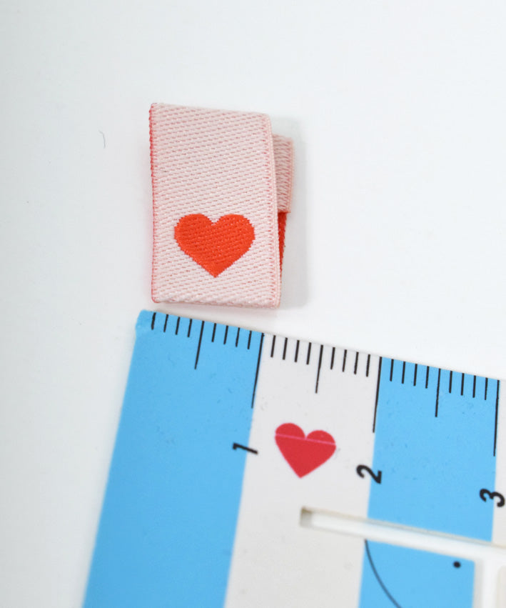 lenipepunkt-patch-mini-ann-her-herz-rot-ecru-polyester image 2