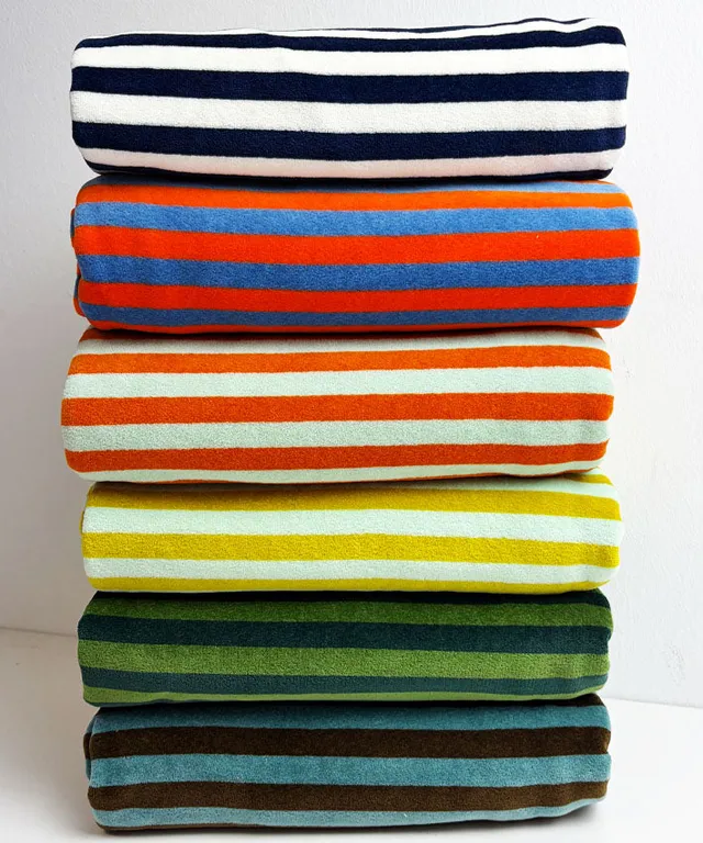 lenipepunkt-stoffe-nicky-velours-stripes-stoff-navy-wei image 1