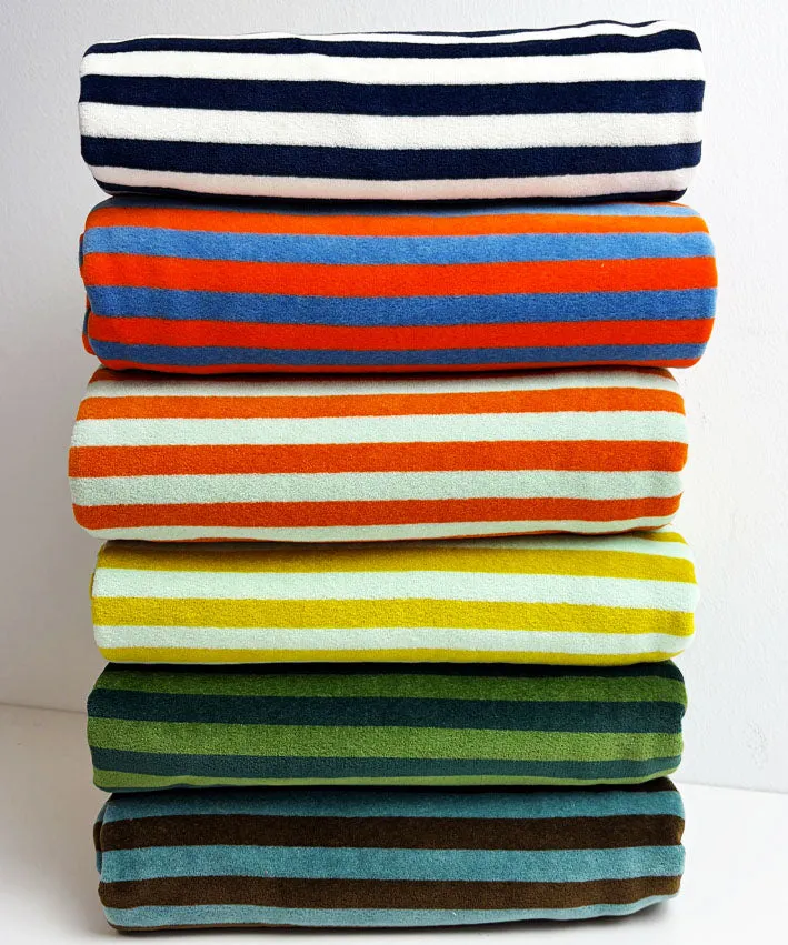 lenipepunkt-stoffe-nicky-velours-stripes-stoff-navy-wei image 1