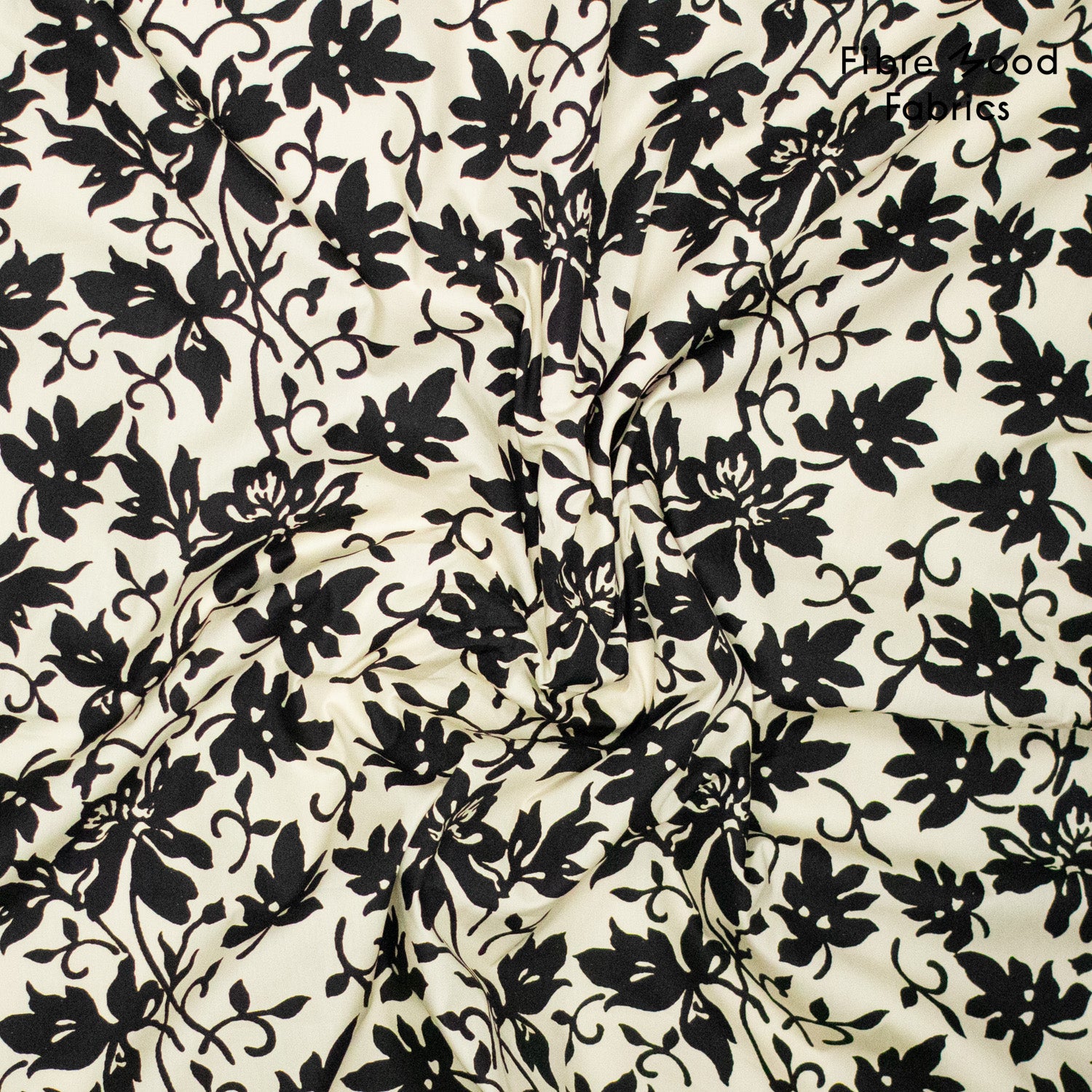 lenipepunkt-fibre-mood-poplin-flowers-ecru-schwarz-baumwolle image 4