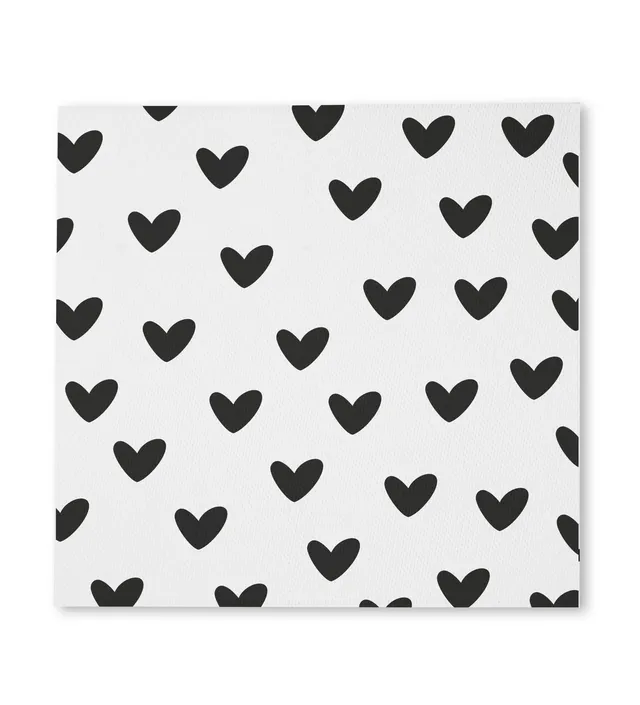 paul-clara-weblabels-herzen-schwarz-wei-xxl-weblabel image 1