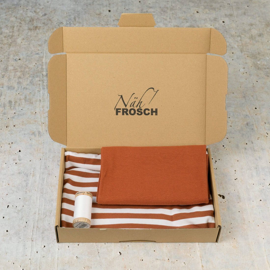 n-hfrosch-kerdil-n-hpaket-babyshirt-streifen-steinrot-jersey image 8