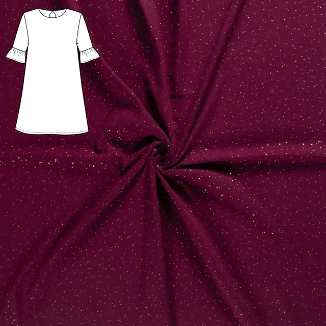 n-hfrosch-cantik-n-hpaket-musselin-fuchsia-kleid-baumwolle image 1