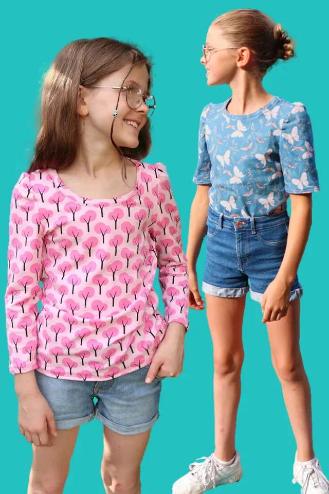 n-hfrosch-schnittmuster-kinder-shirt-trendi-ebook-puff-rmel image 1