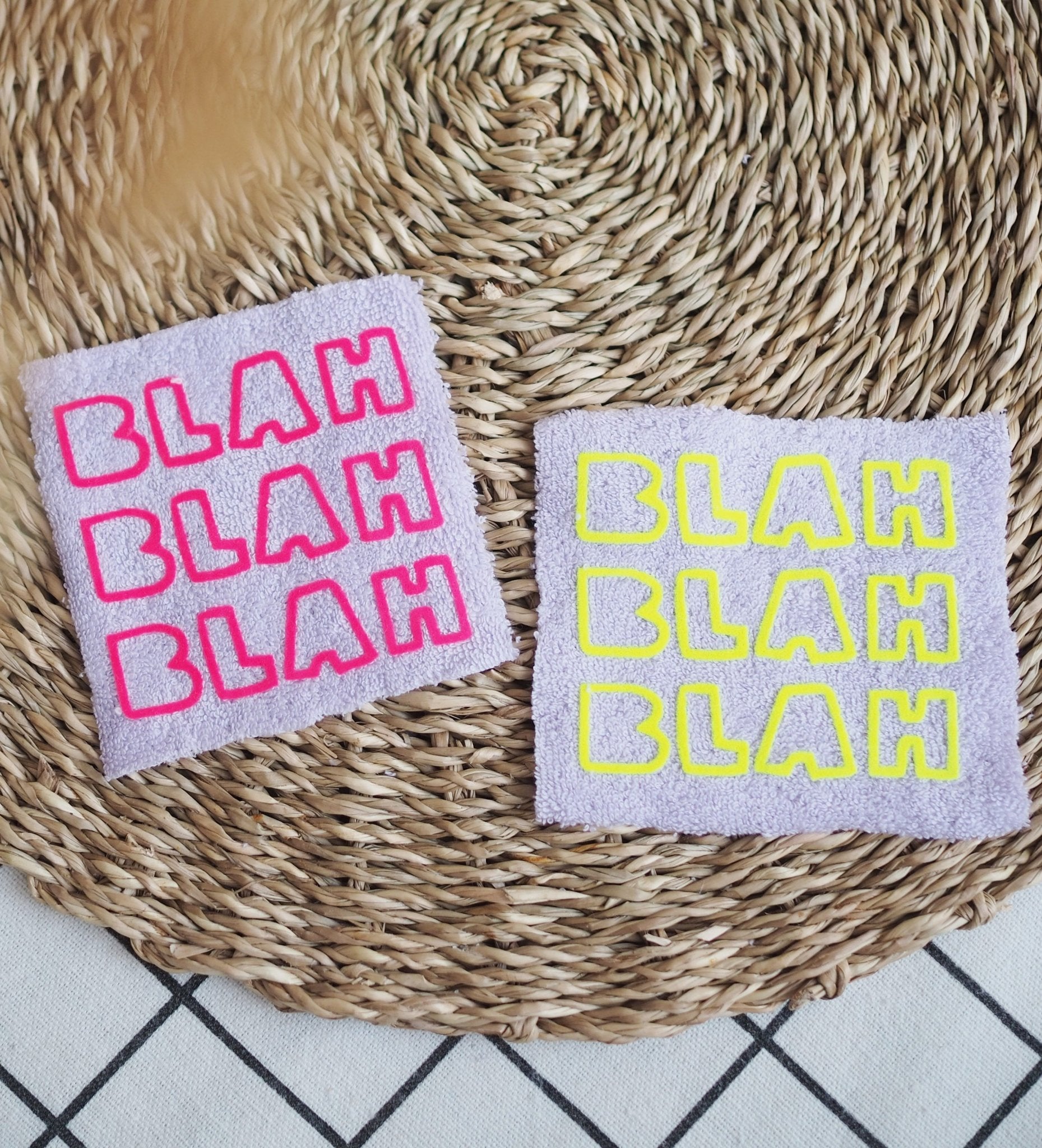paul-clara-flock-patches-blah-blah-blah-patch-aufb-geln-gelb image 4