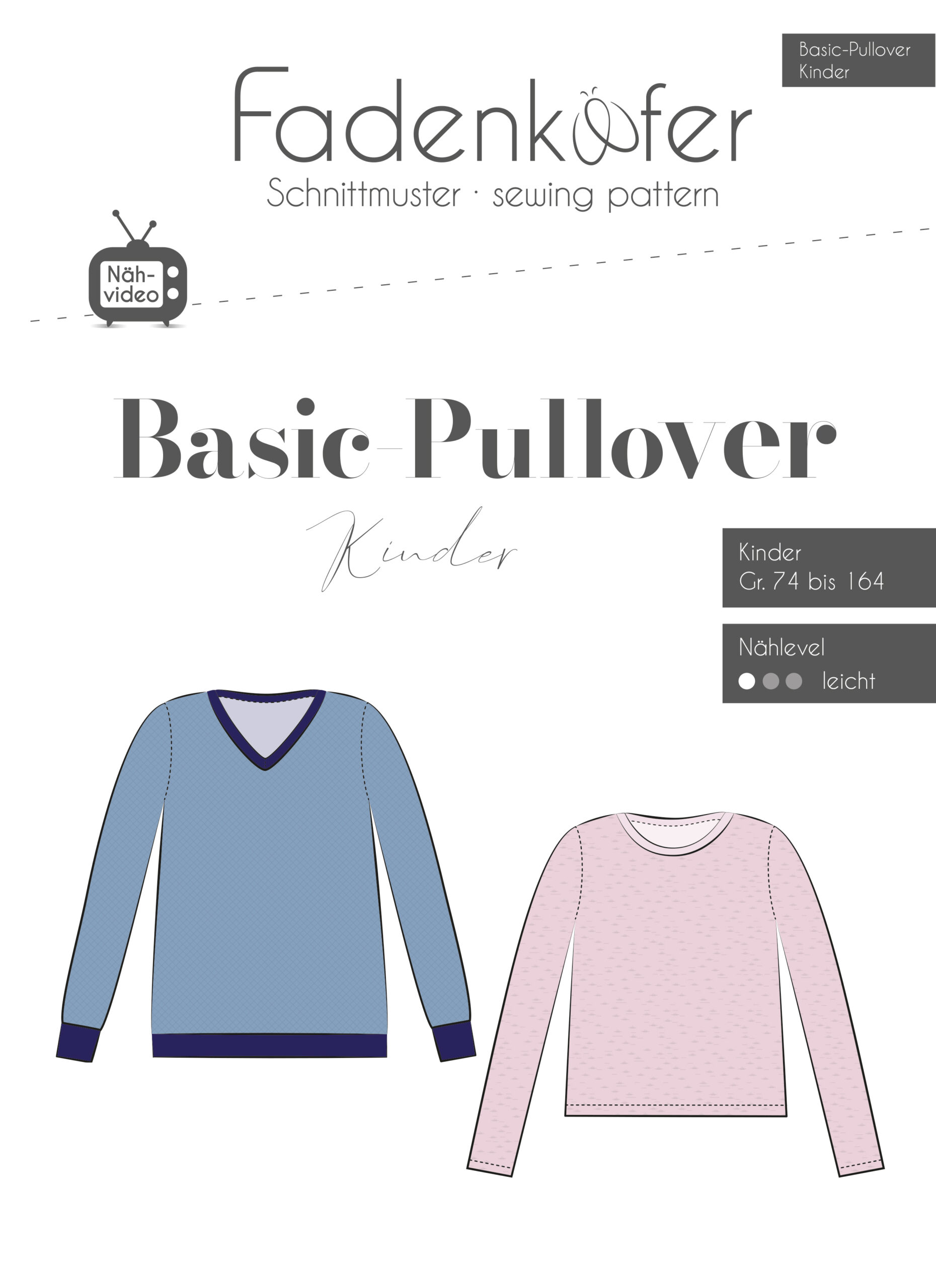 fadenk-fer-basic-pullover-kinder-papierschnittmuster-sonderposten image 1