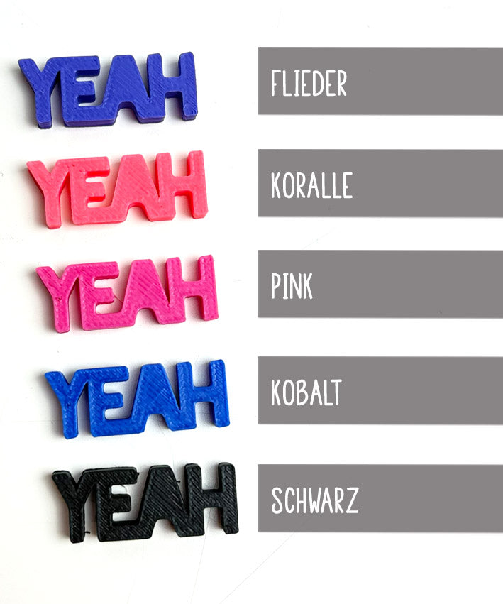 lenipepunkt-yeah-knopf-3d-druck-schwarz-deko-knopf image 2