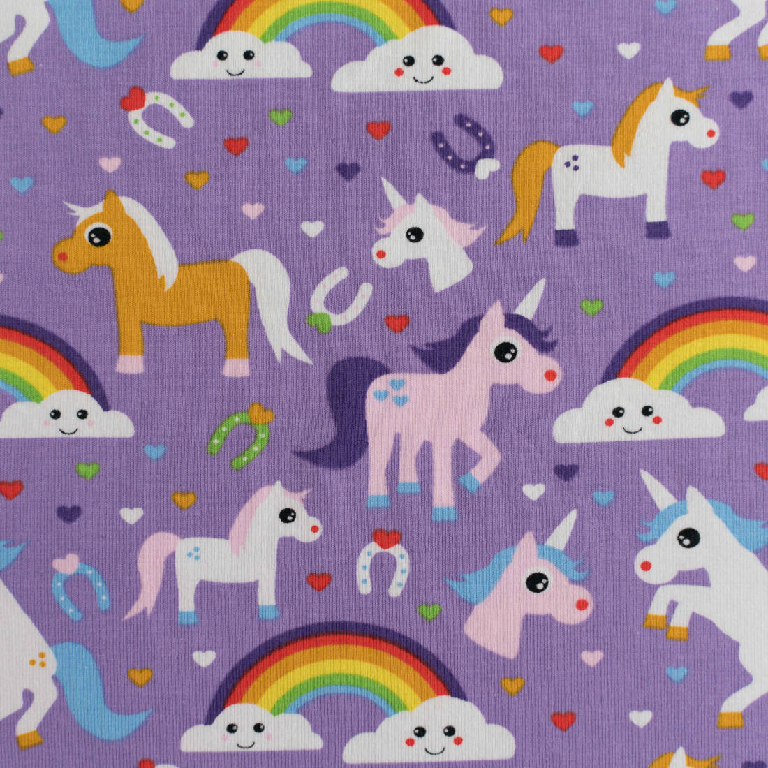 n-hfrosch-regenbogen-einhorn-baumwolljersey-n-hpaket-flieder image 1