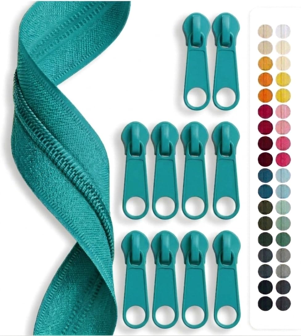 jajasio-endlosrei-verschluss-wei-5-m-3mm-mit-10-zipper image 3