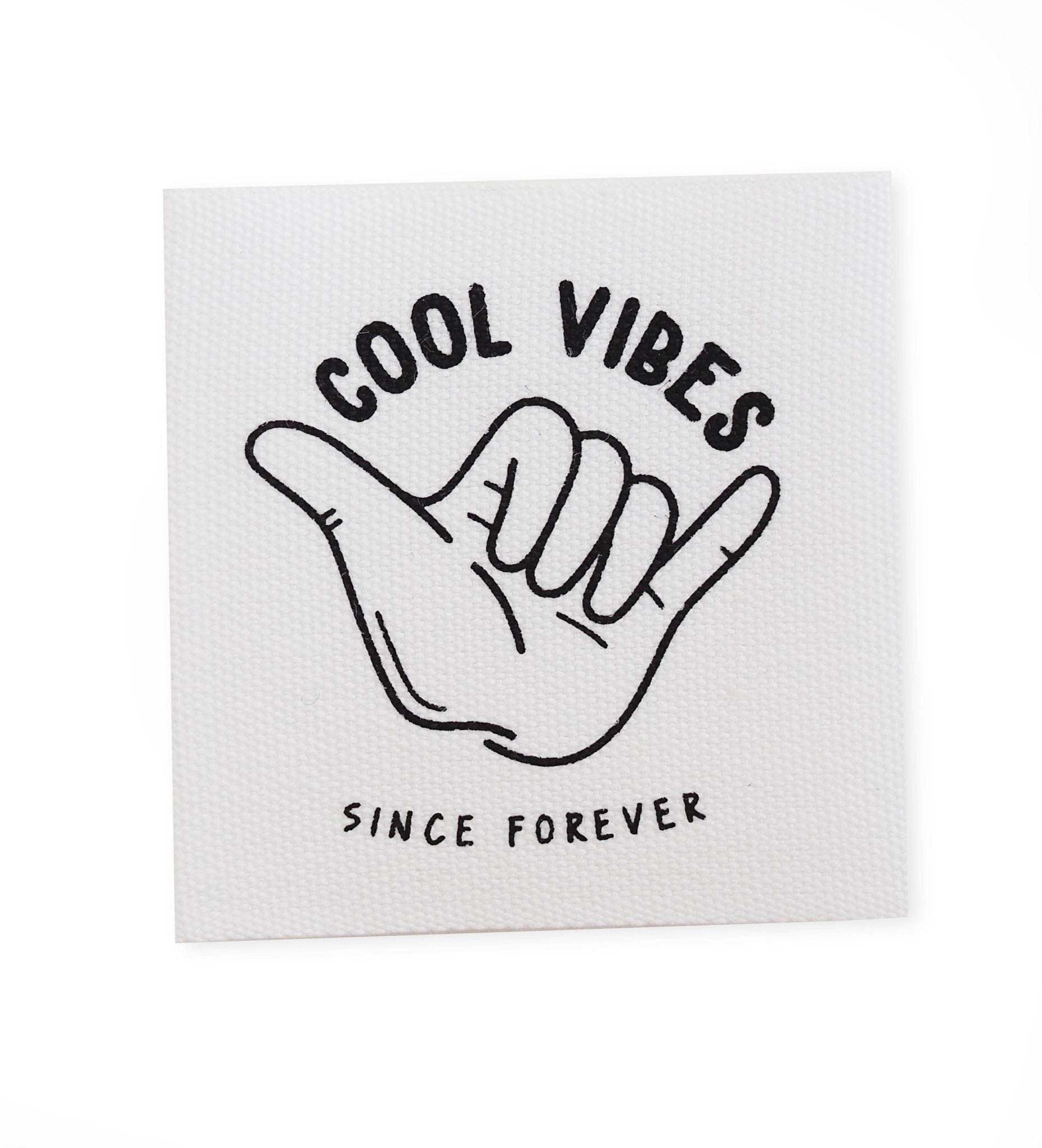 paul-clara-baumwolllabel-cool-vibes-only-3-8-x-3-8-cm image 1