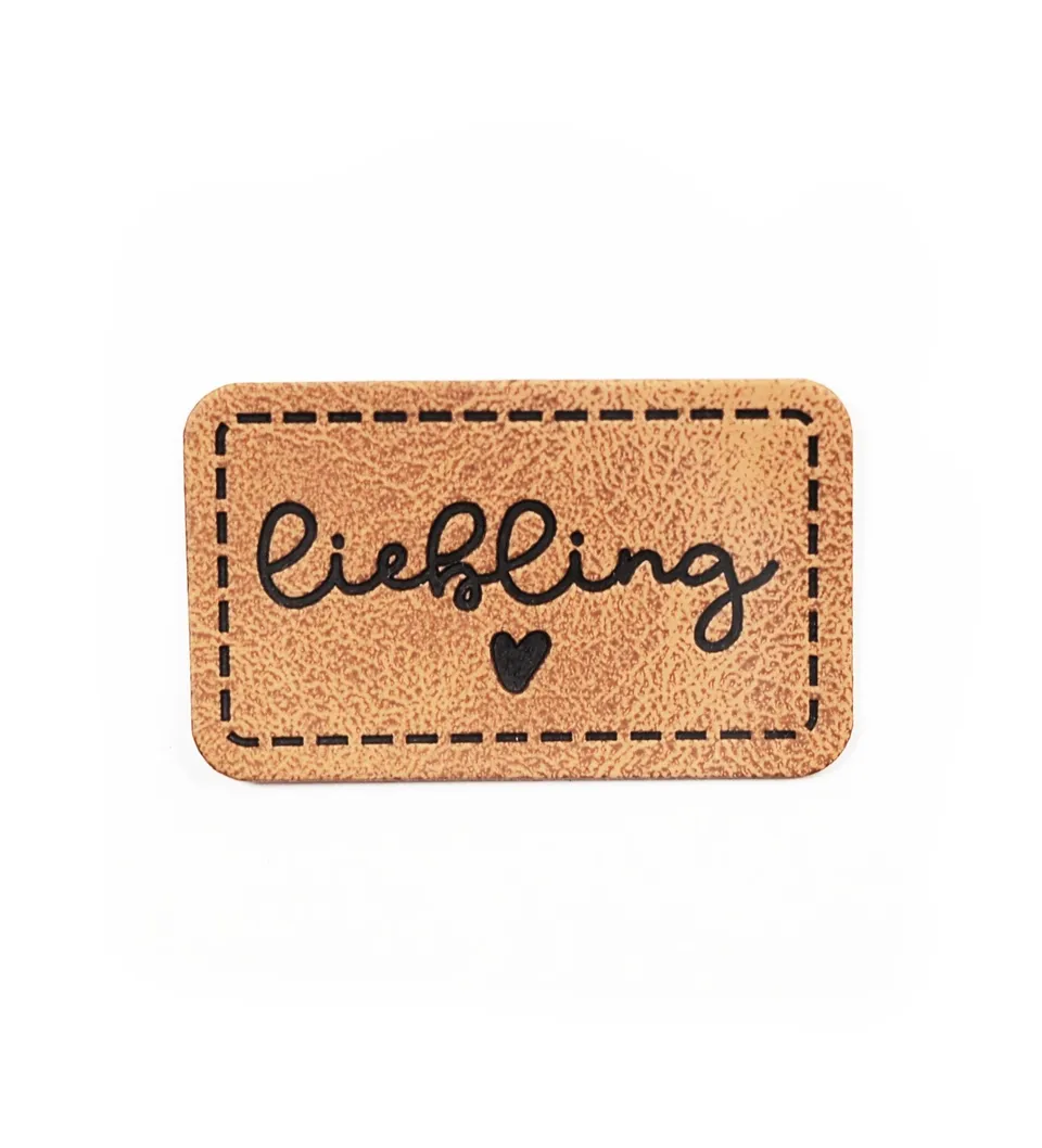 paul-clara-kunstleder-labels-liebling-label-2-1x3-5cm image 1