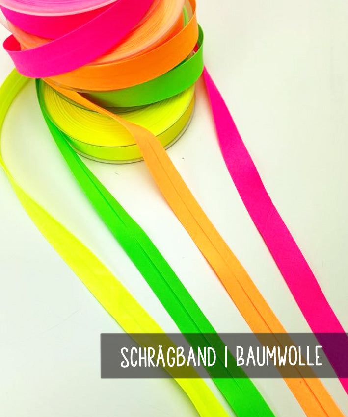 lenipepunkt-schragband-baumwolle-neon-einfassband-4-farben image 1