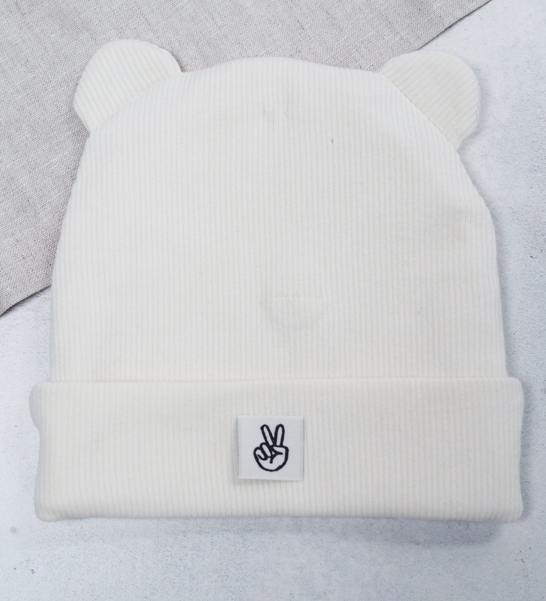 paul-clara-weblabels-peace-hand-mini-weblabel-2x2-cm image 2