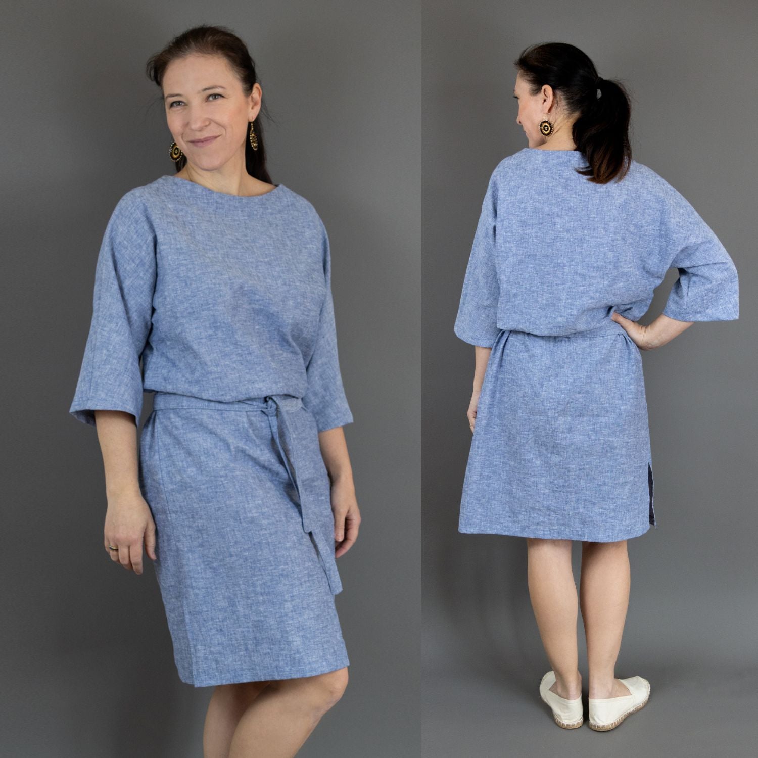 sew-simple-noriko-kimono-kleid-schnittmuster-pdf-sommer image 1
