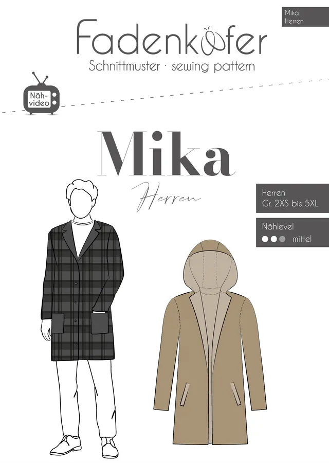 fadenk-fer-papierschnittmuster-mantel-mika-herren-gr-2xs-5xl image 1