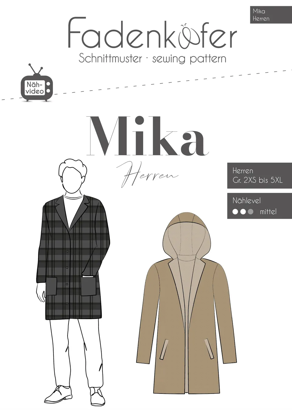 fadenk-fer-papierschnittmuster-mantel-mika-herren-gr-2xs-5xl image 1