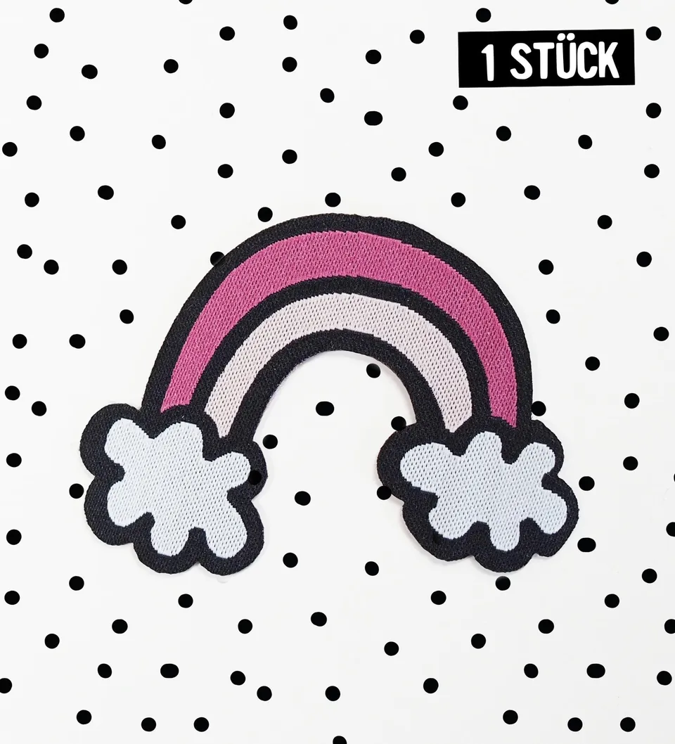 paul-clara-patch-regenbogen-rosa-b-gelpatch-5x3-5-cm image 1