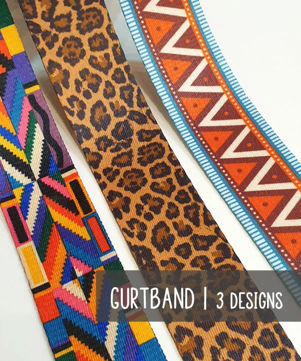 lenipepunkt-gurtband-4cm-taschengurt-tipi-leo-colourflash image 1