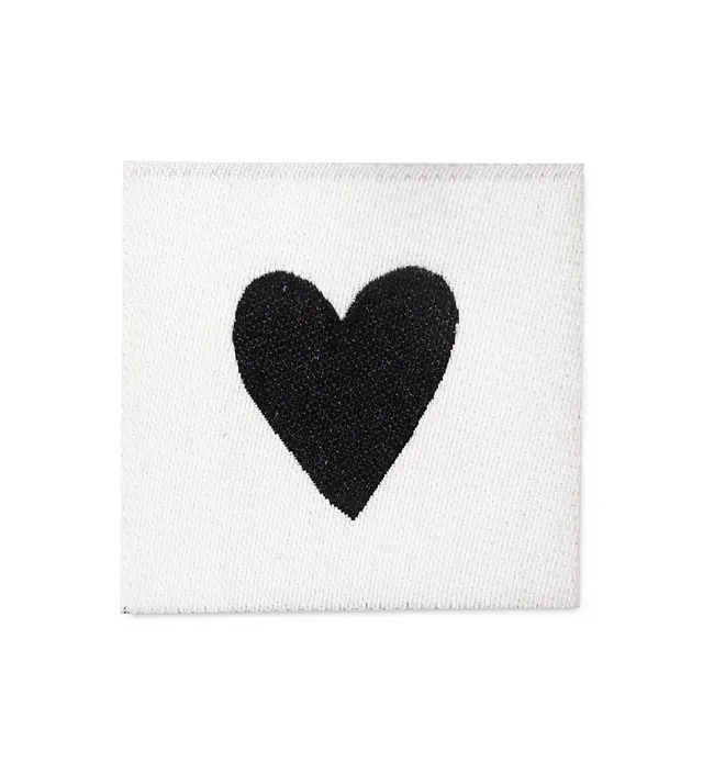 paul-clara-weblabels-herz-weblabel-wei-3x3-cm image 1