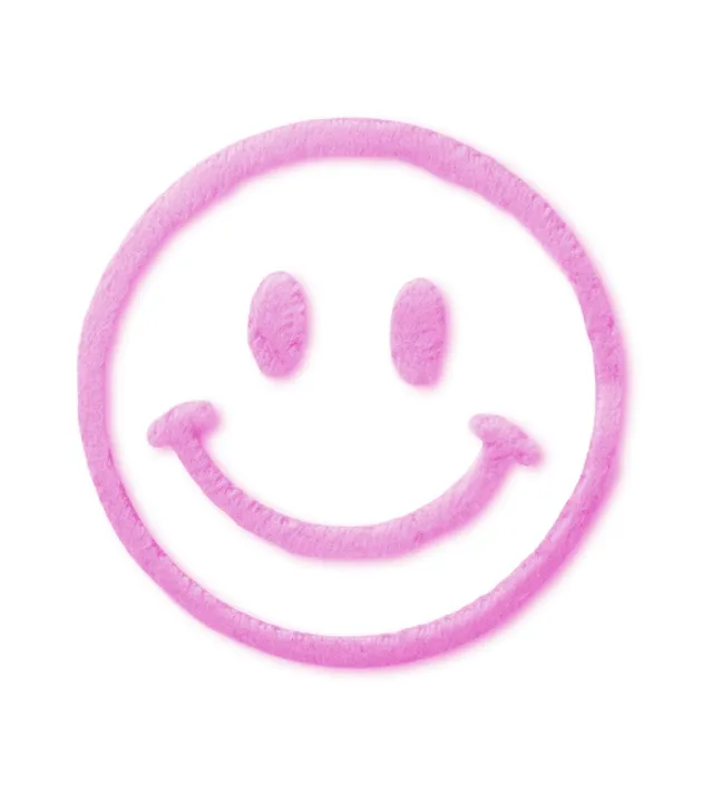 paul-clara-teddy-patches-smile-b-gelpatch-neonpink-7cm image 1