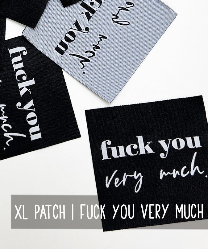 lenipepunkt-kurzwaren-xl-patch-fu-you-very-much-aufn-her-7x7-cm image 2