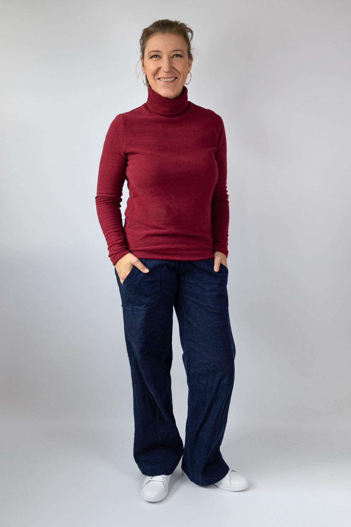 sew-simple-magenta-damen-hose-papierschnittmuster-marlenehose image 4