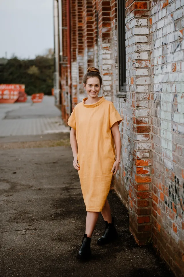 sew-simple-damen-tunika-kleid-quinta-schnittmuster-papier-retro image 1