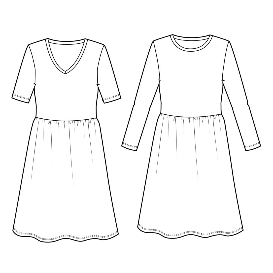 n-hfrosch-gaun-kinder-kleid-papierschnittmuster-jersey image 2